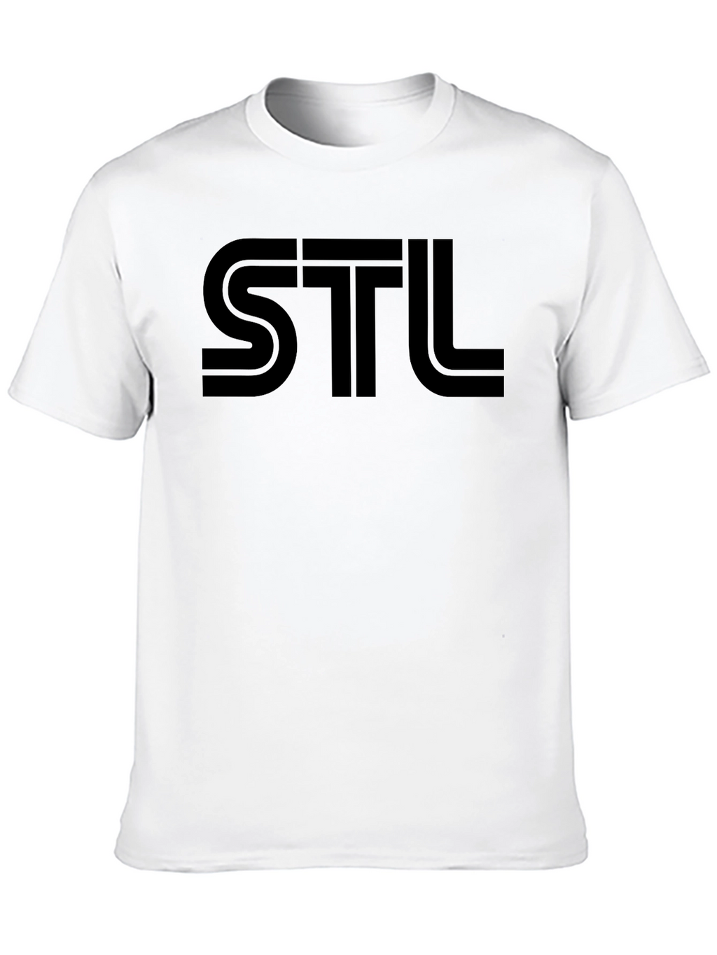 STL Graphic T-Shirt - Casual Short Sleeve Tee