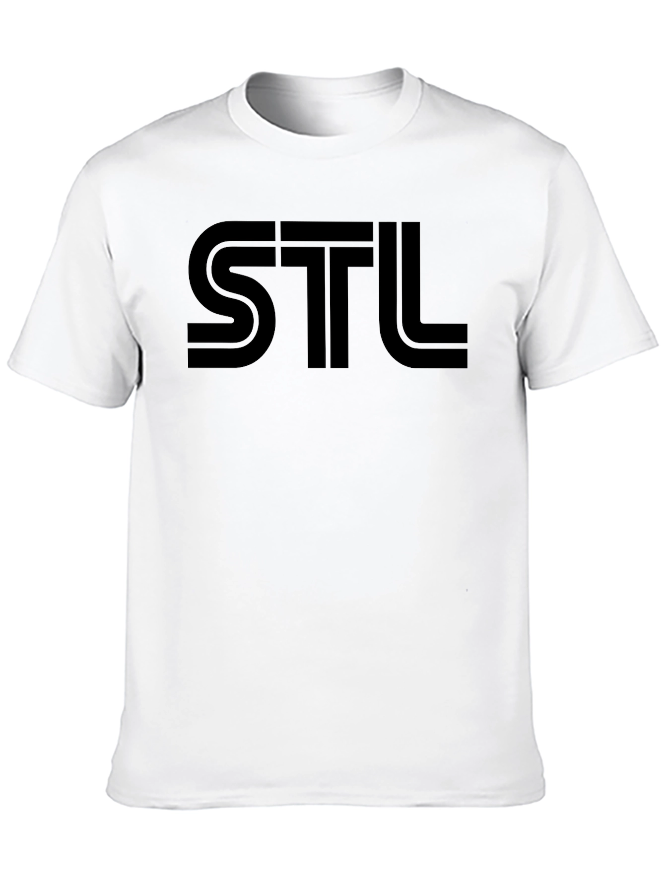 STL Graphic T-Shirt - Casual Short Sleeve Tee