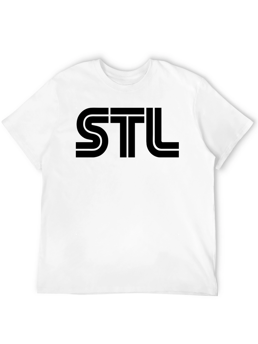 STL Graphic T-Shirt - Casual Short Sleeve Tee