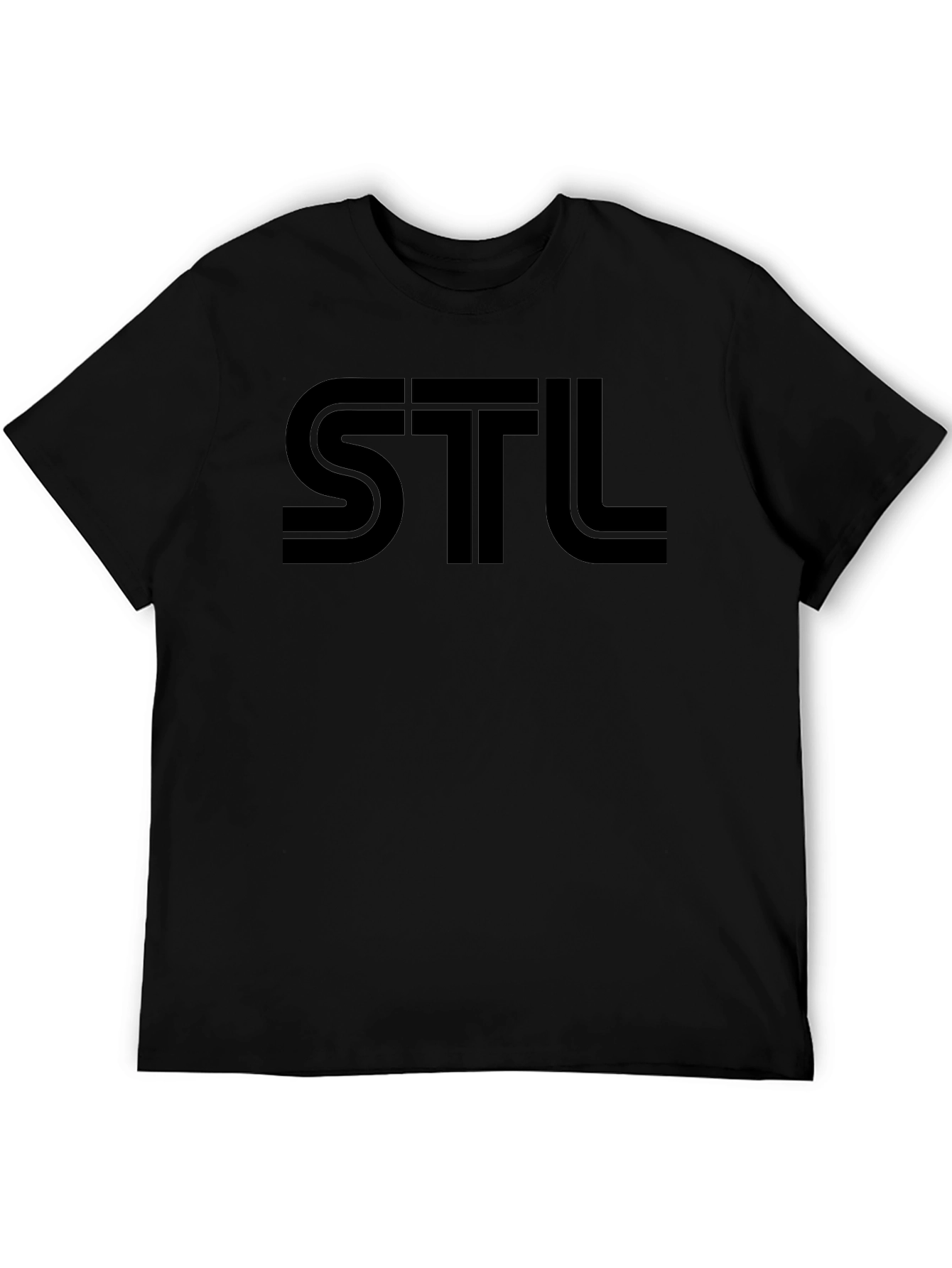 STL Graphic T-Shirt - Casual Short Sleeve Tee