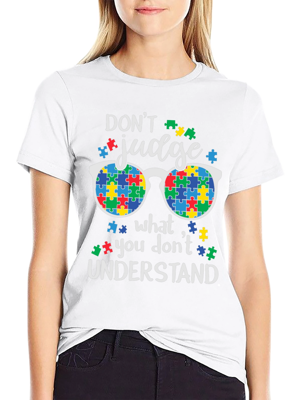 Autism Awareness T-Shirt: Dont Judge Understand