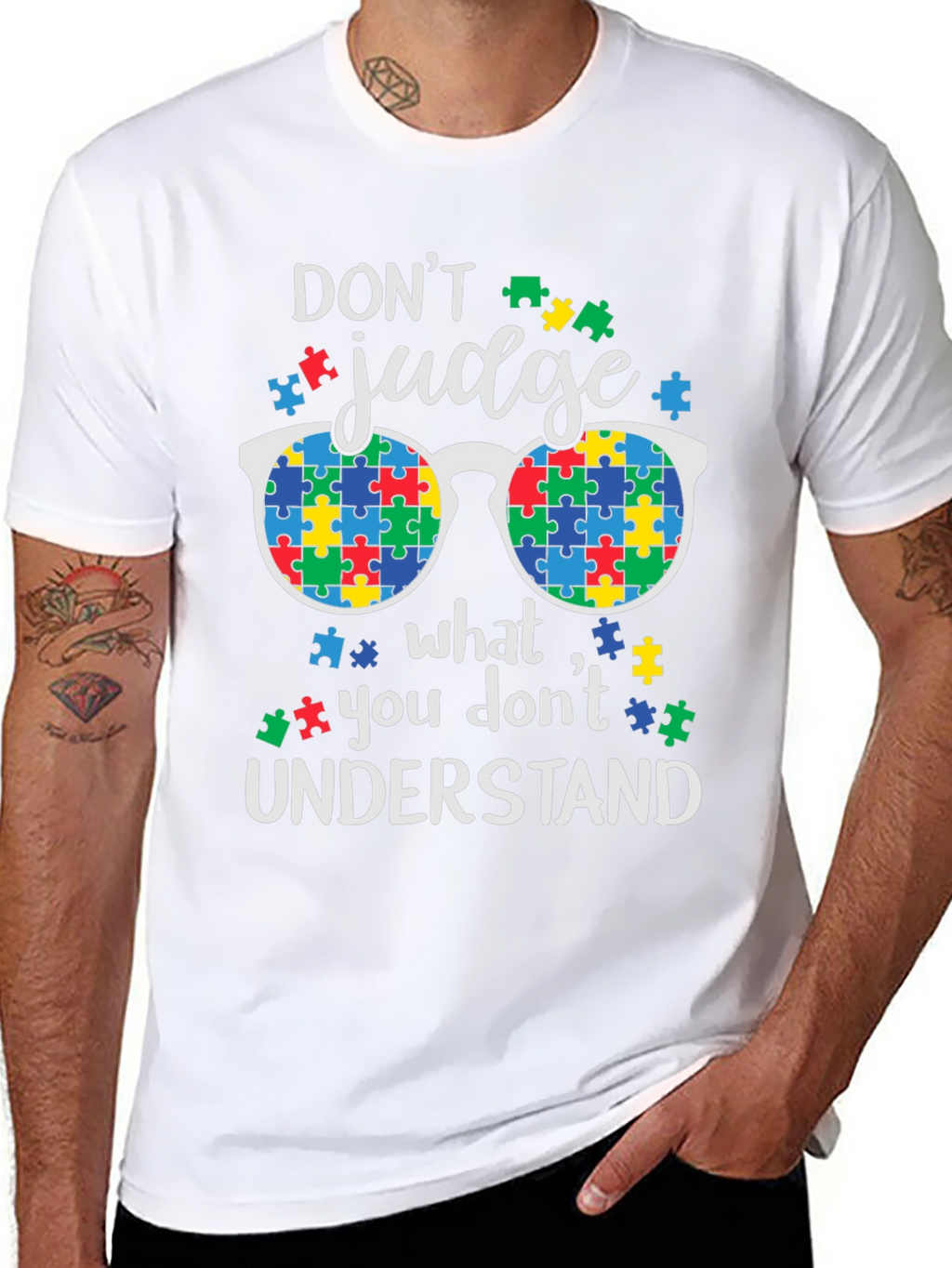 Autism Awareness T-Shirt: Dont Judge Understand