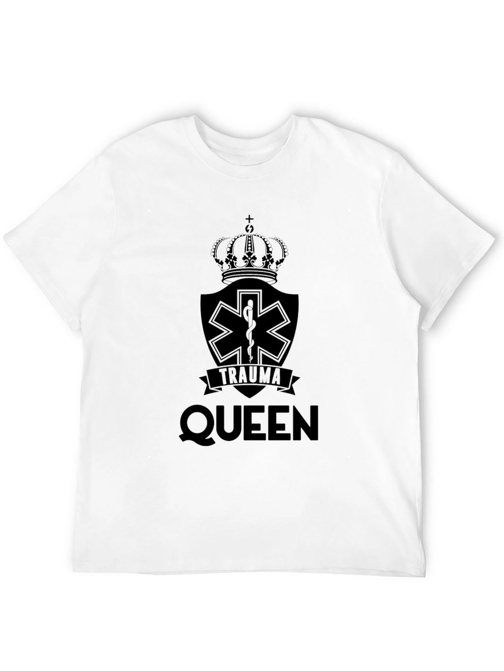 Trauma Queen Black Graphic Tee