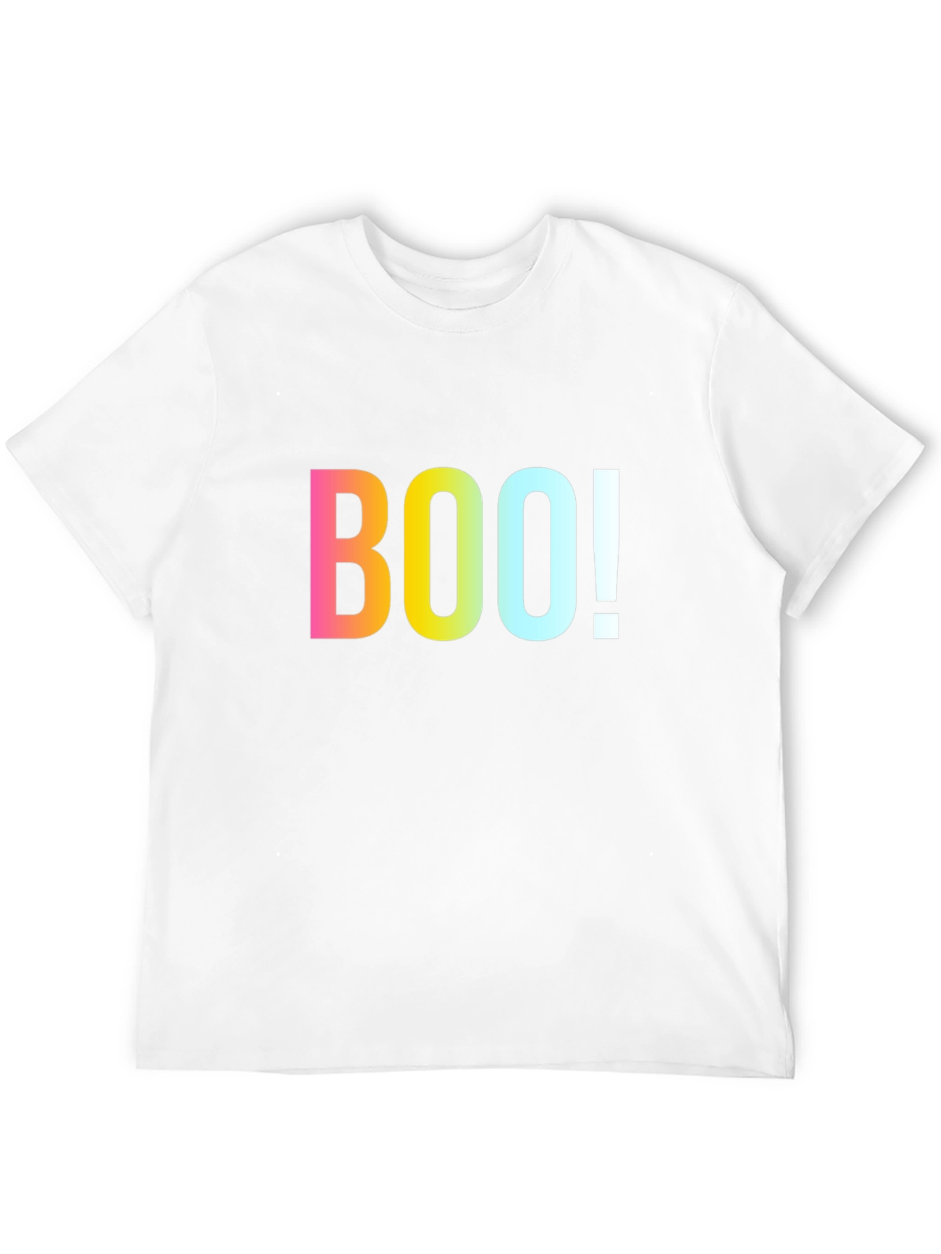 Halloween BOO! Graphic Print T-Shirt - Spooky Season Tee