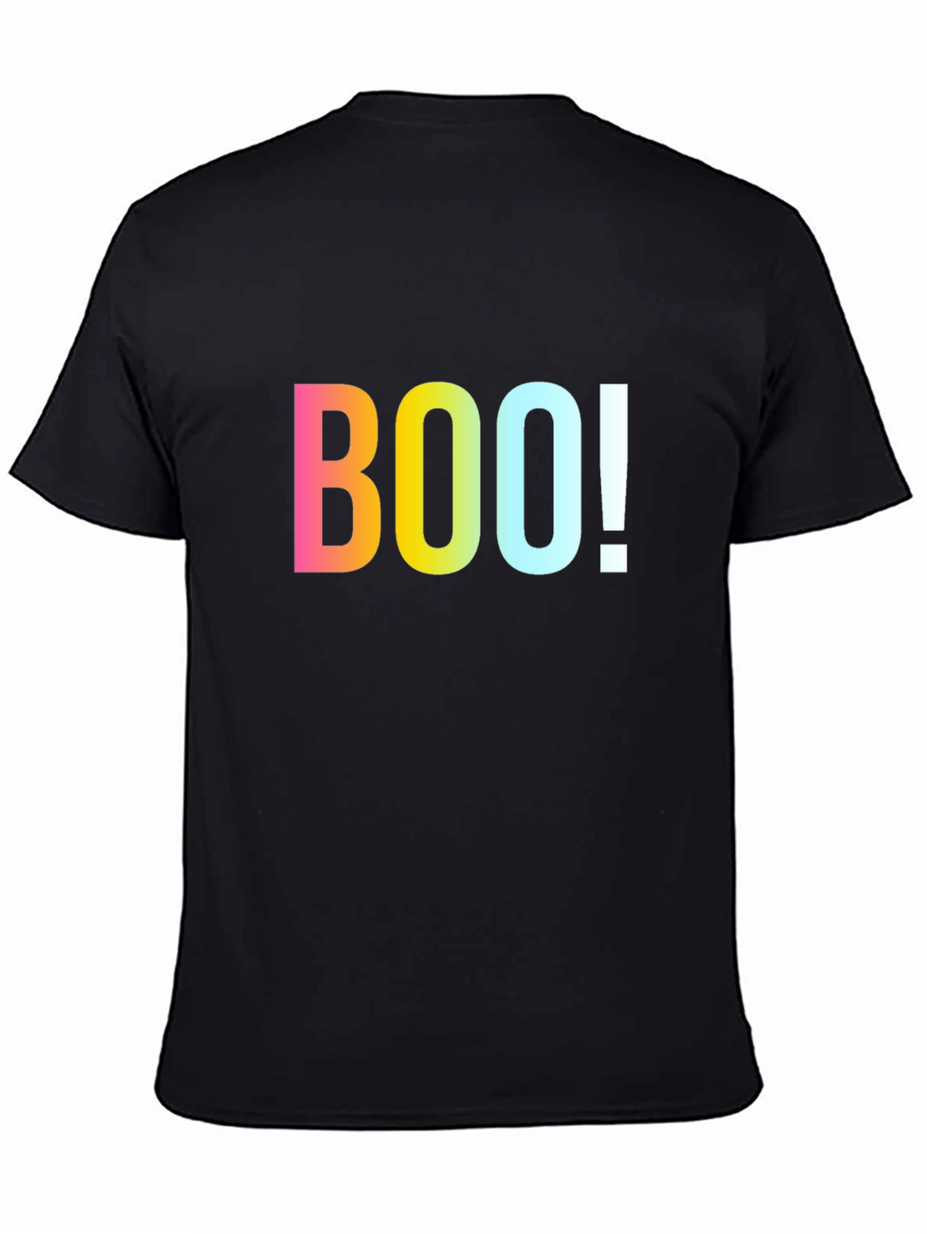 Halloween BOO! Graphic Print T-Shirt - Spooky Season Tee