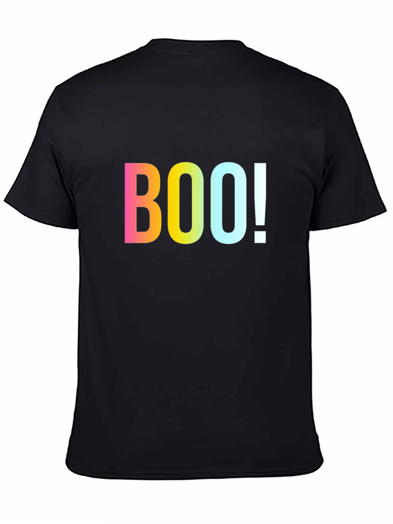 Halloween BOO! Graphic Print T-Shirt - Spooky Season Tee