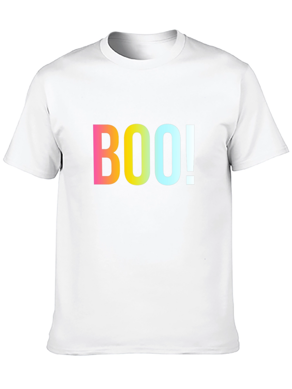 Halloween BOO! Graphic Print T-Shirt - Spooky Season Tee