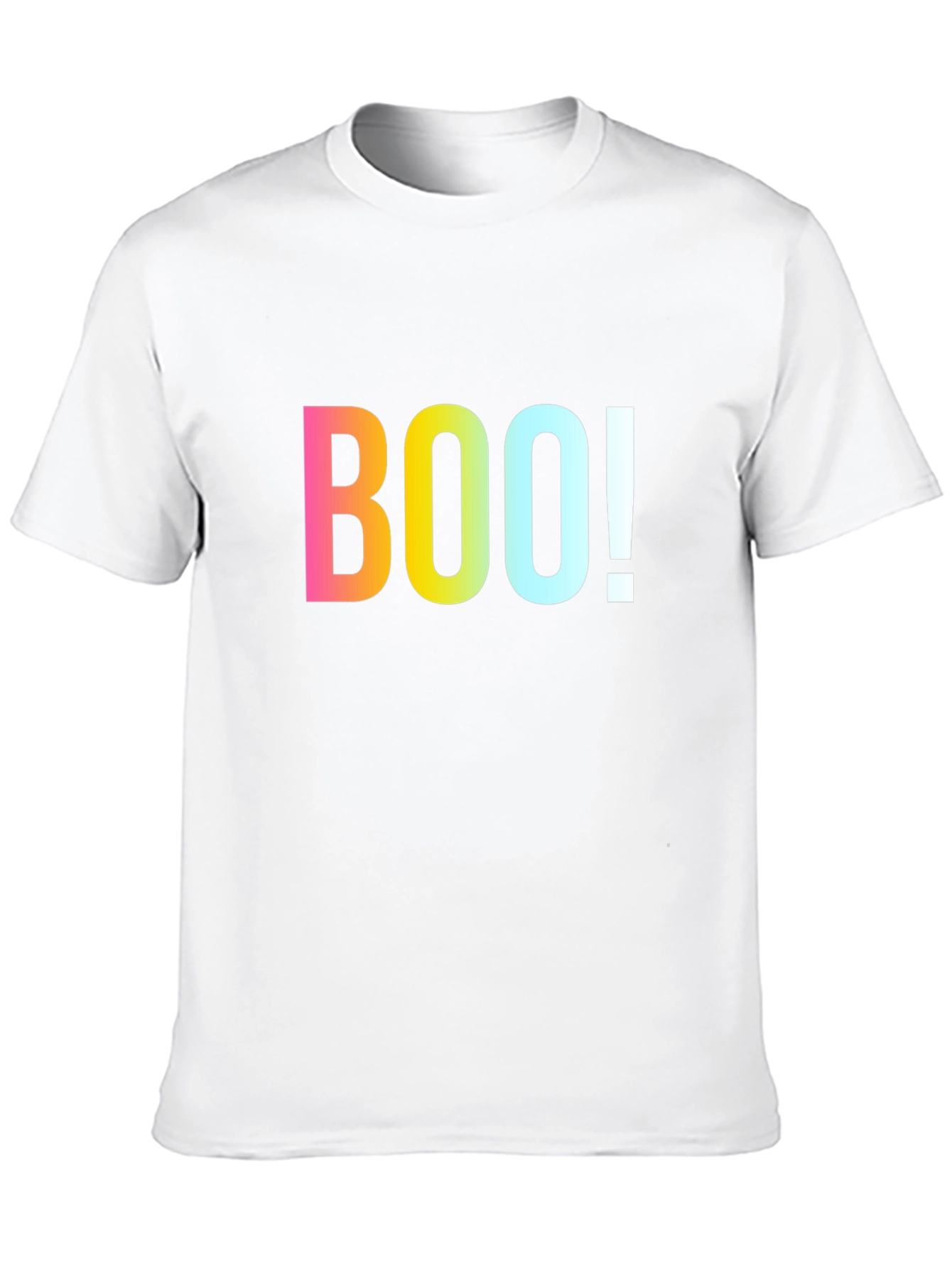 Halloween BOO! Graphic Print T-Shirt - Spooky Season Tee