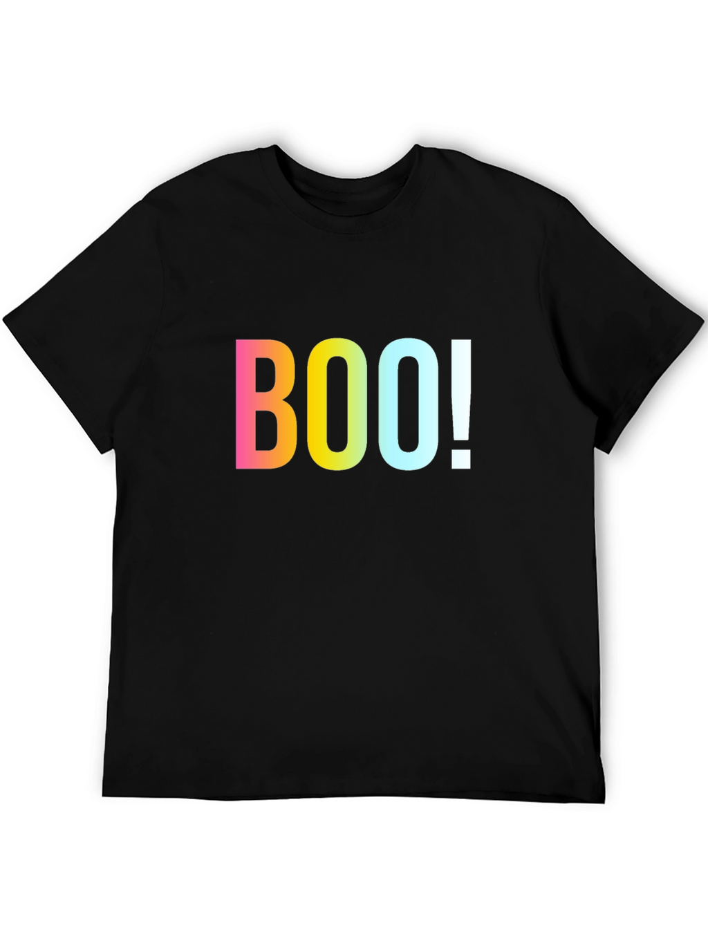 Halloween BOO! Graphic Print T-Shirt - Spooky Season Tee