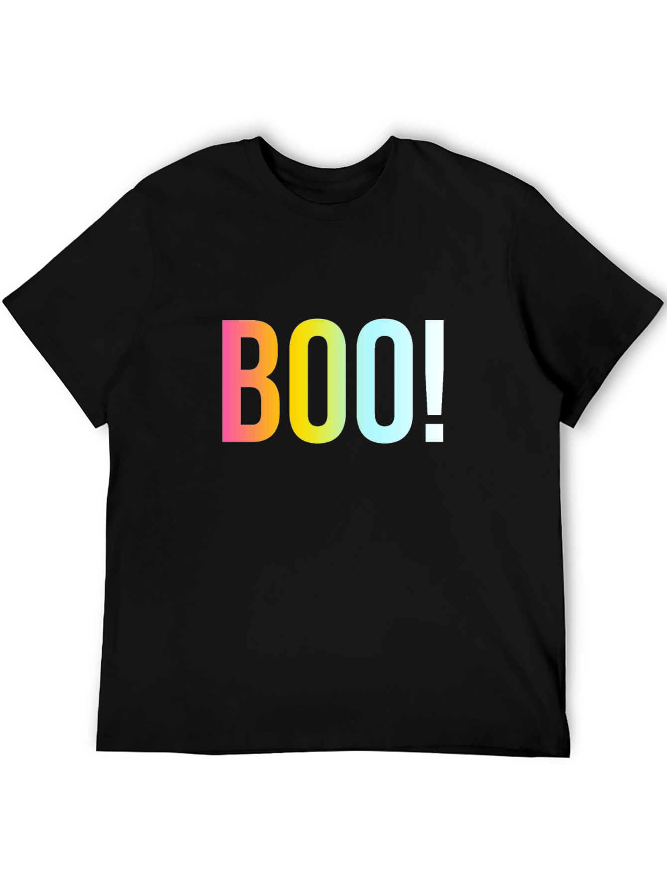 Halloween BOO! Graphic Print T-Shirt - Spooky Season Tee