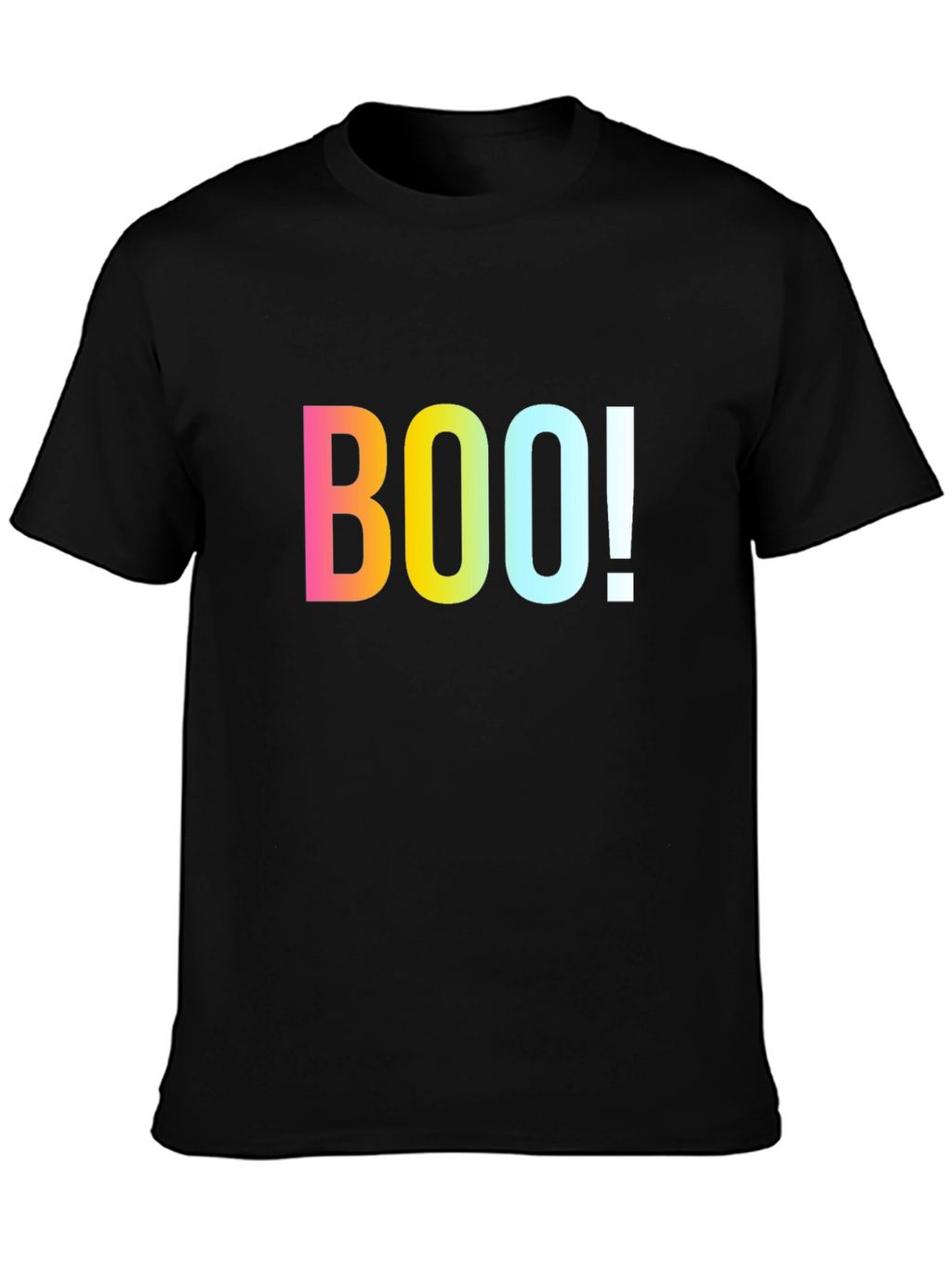 Halloween BOO! Graphic Print T-Shirt - Spooky Season Tee