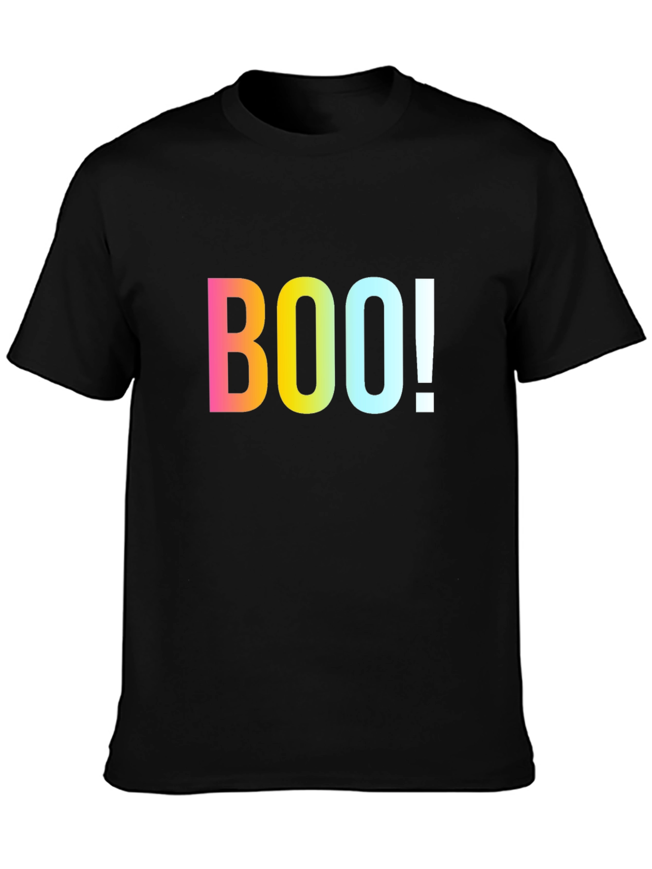 Halloween BOO! Graphic Print T-Shirt - Spooky Season Tee