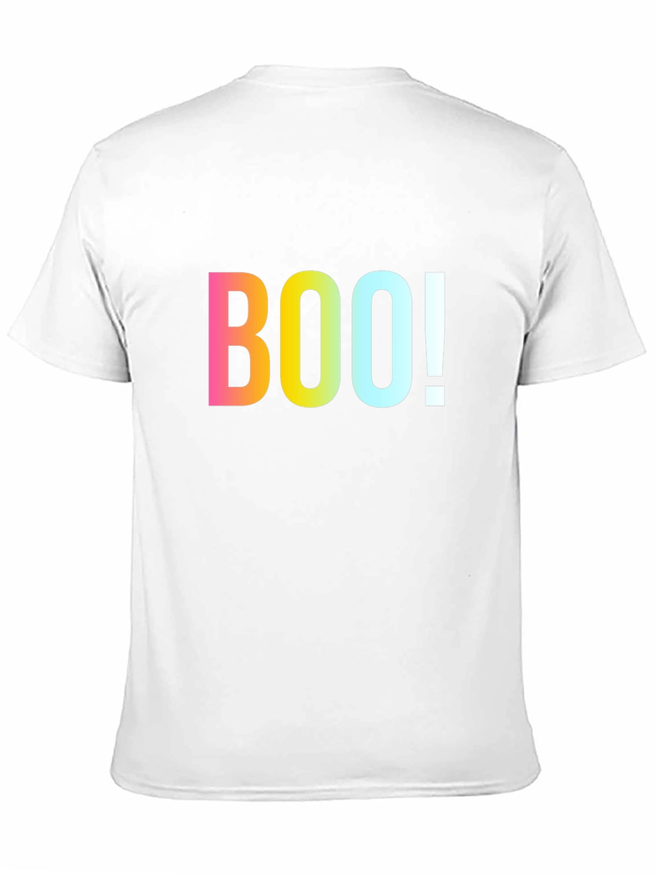 Halloween BOO! Graphic Print T-Shirt - Spooky Season Tee