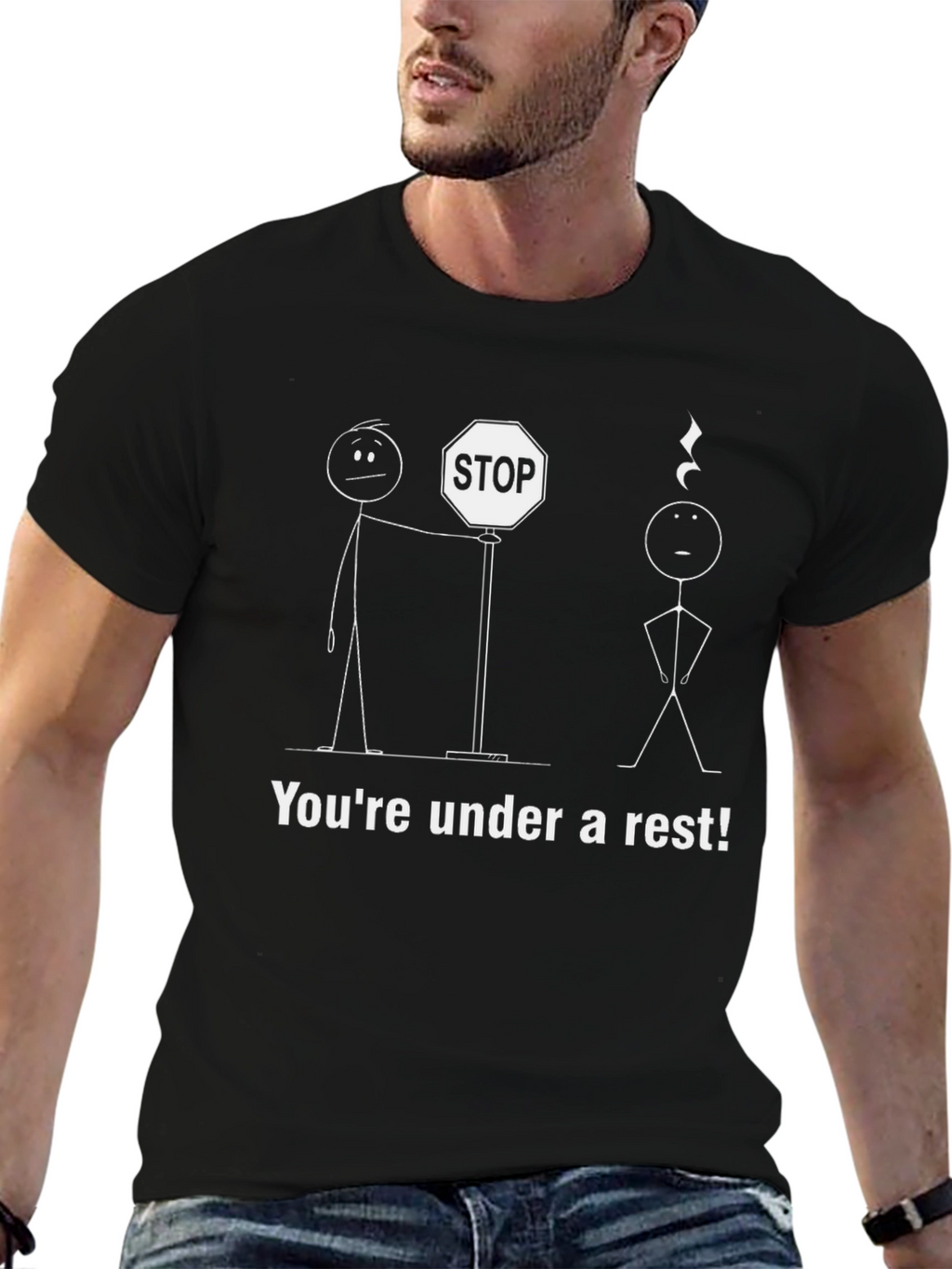 Funny Youre Under a Rest Graphic T-Shirt