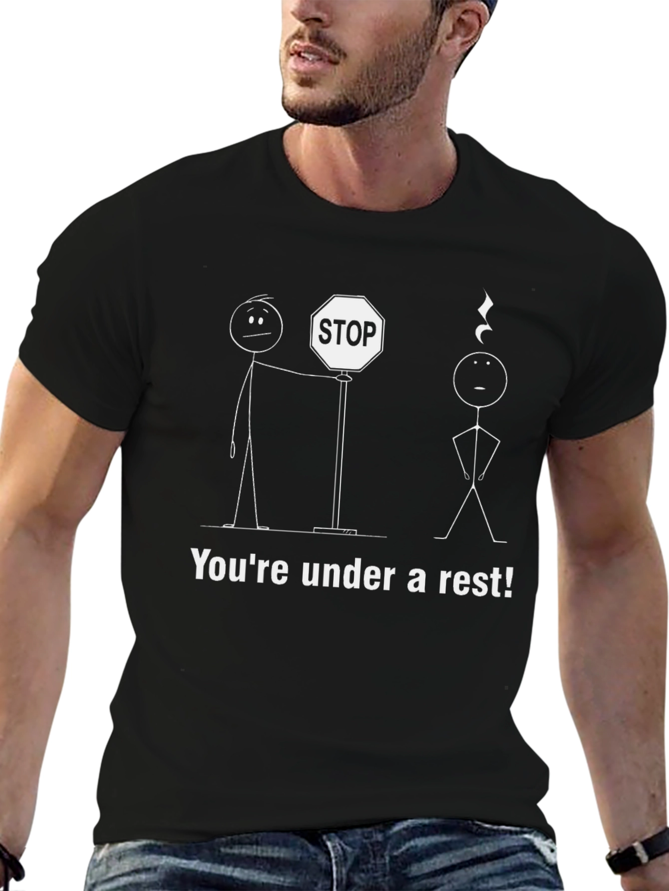 Funny Youre Under a Rest Graphic T-Shirt