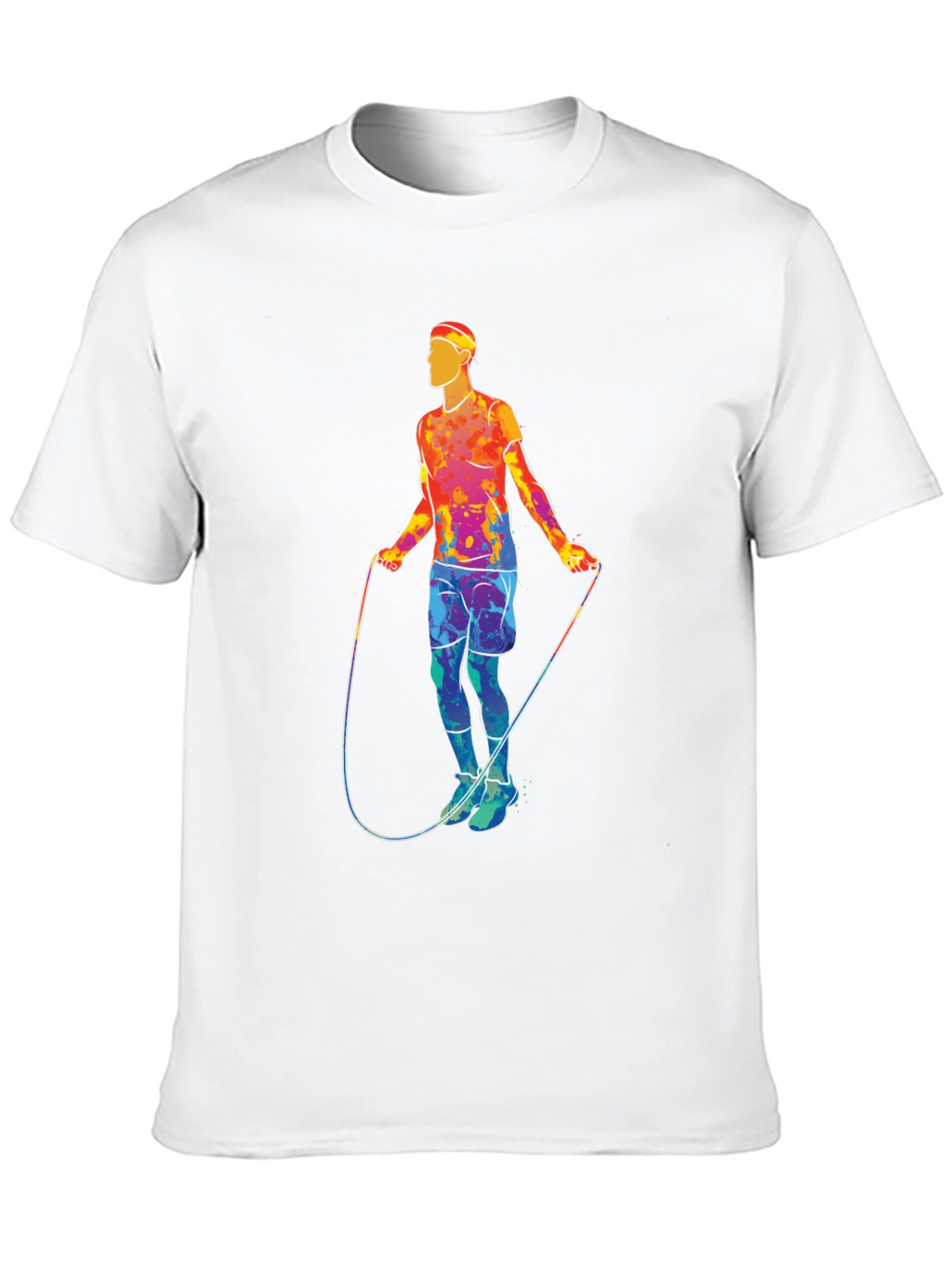 Retro Jump Rope Athlete Graphic T-Shirt