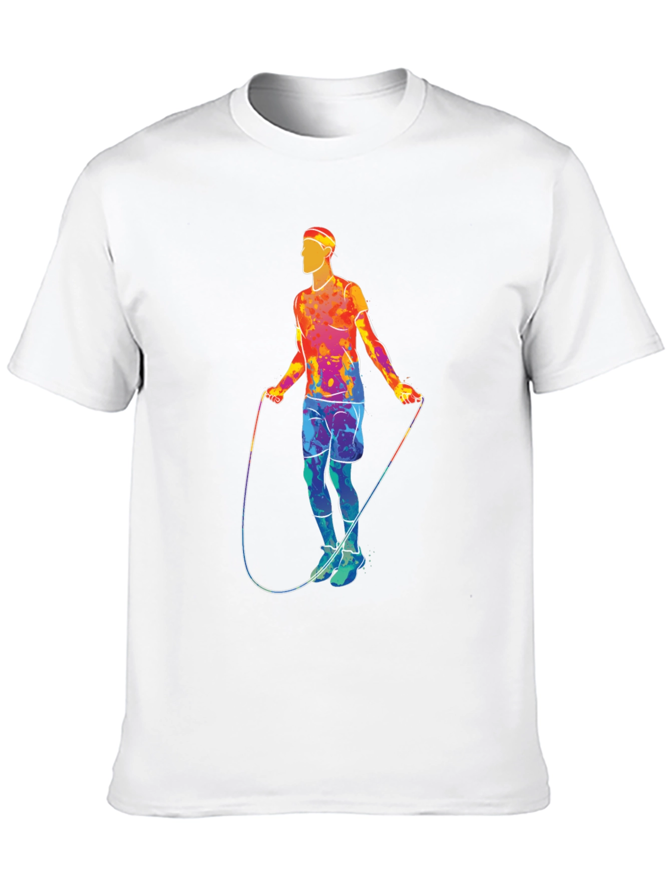 Retro Jump Rope Athlete Graphic T-Shirt