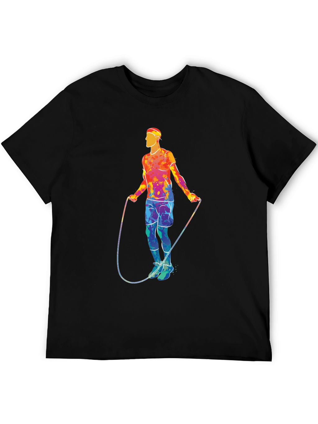 Retro Jump Rope Athlete Graphic T-Shirt