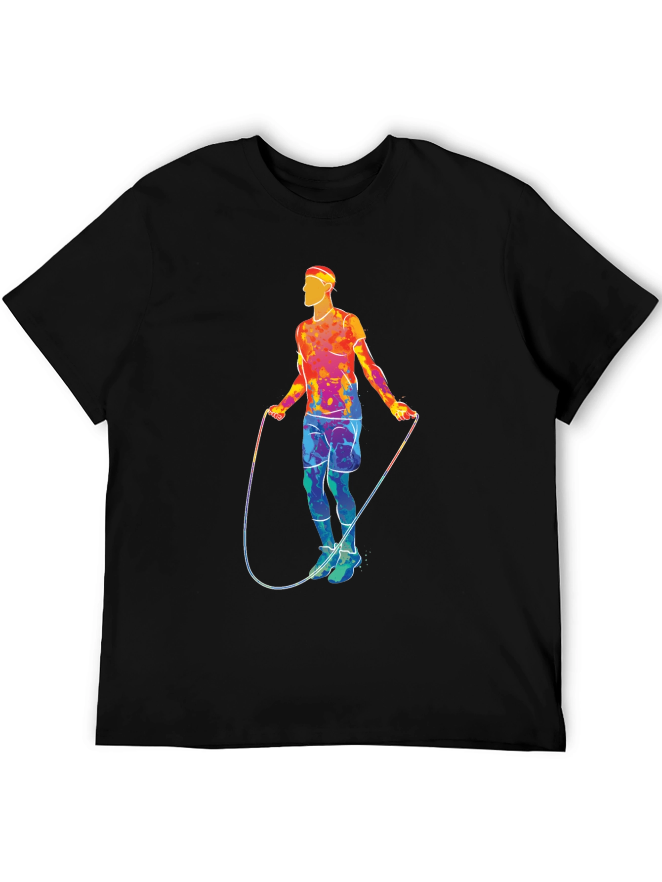 Retro Jump Rope Athlete Graphic T-Shirt