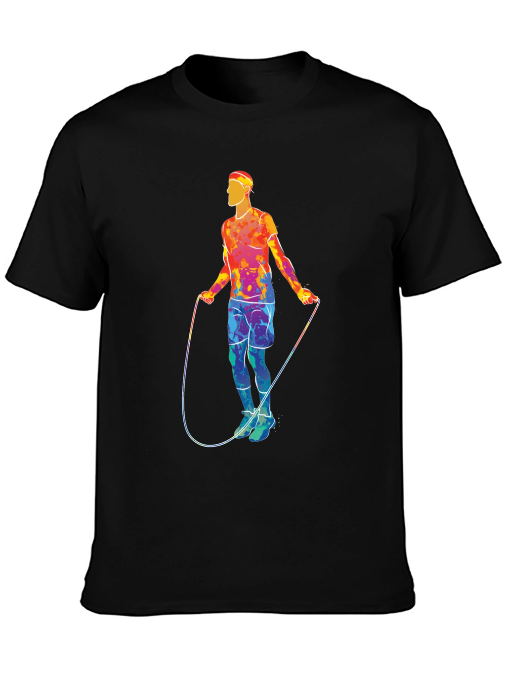 Retro Jump Rope Athlete Graphic T-Shirt
