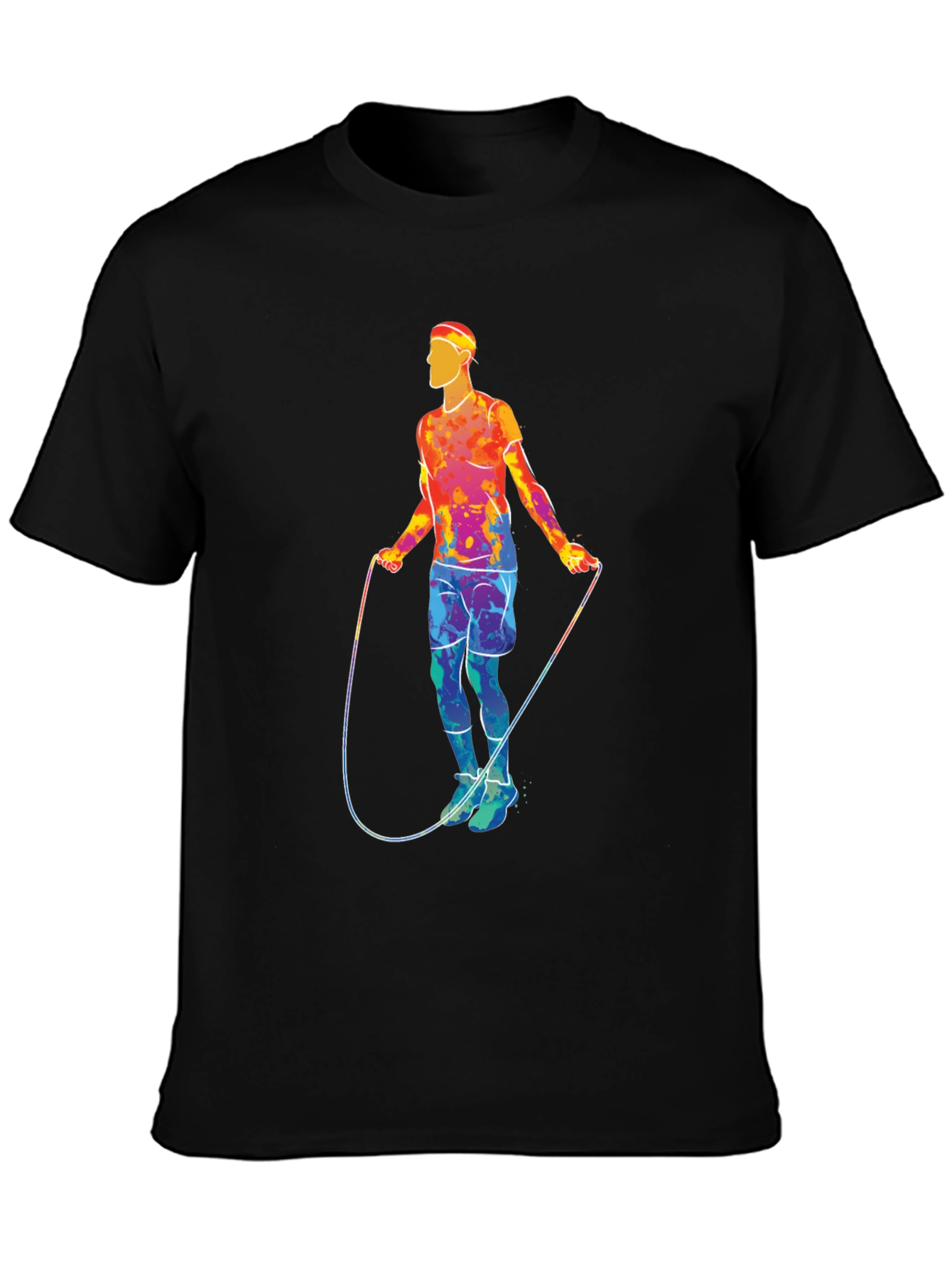 Retro Jump Rope Athlete Graphic T-Shirt
