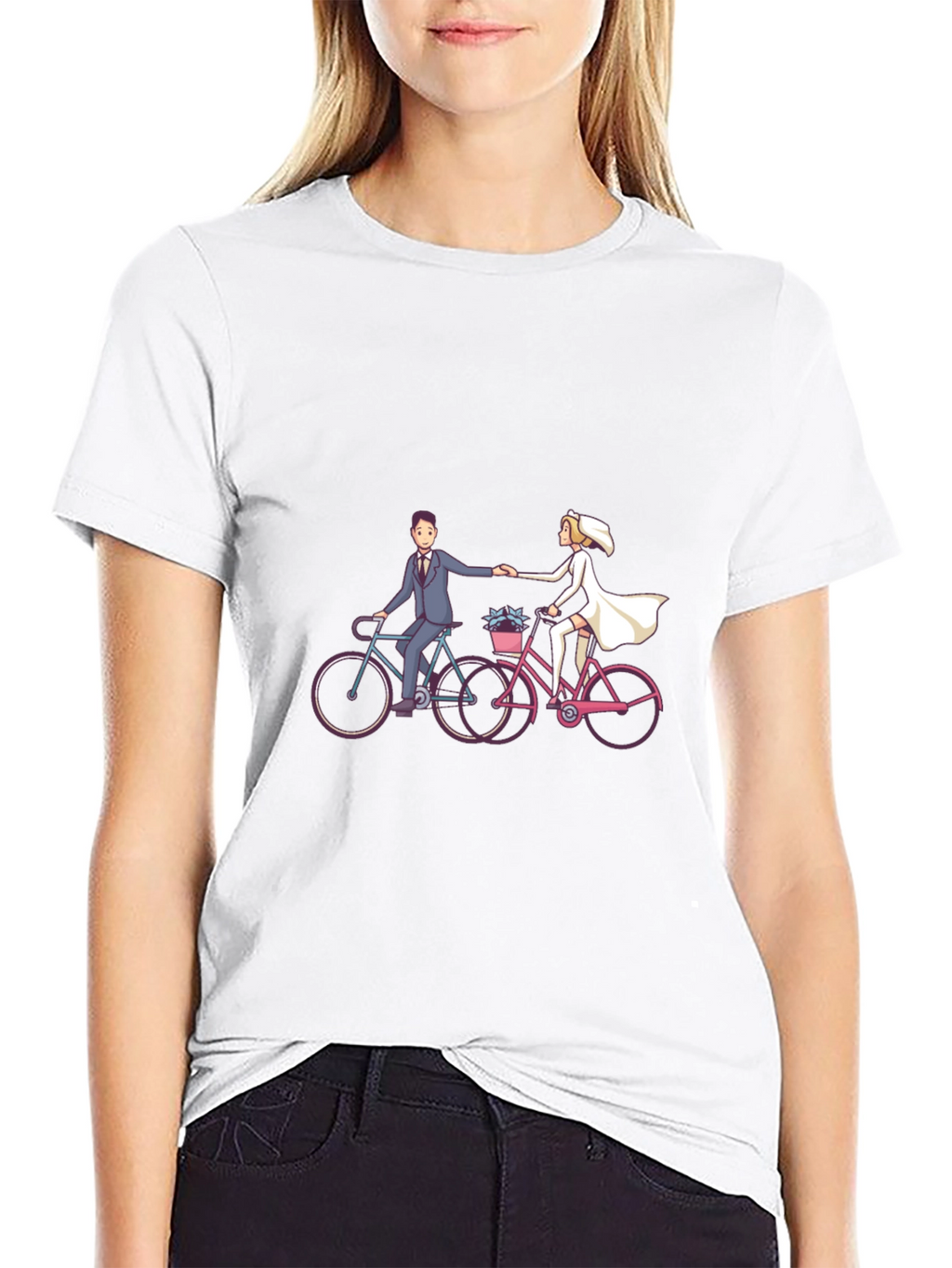 Bride & Groom Bike Ride T-Shirt
