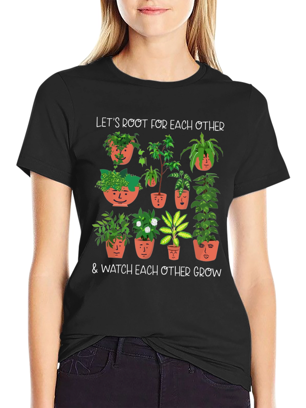 Root for Each Other Plant Graphic Tee