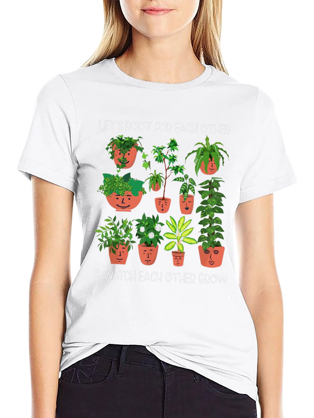 Root for Each Other Plant Graphic Tee