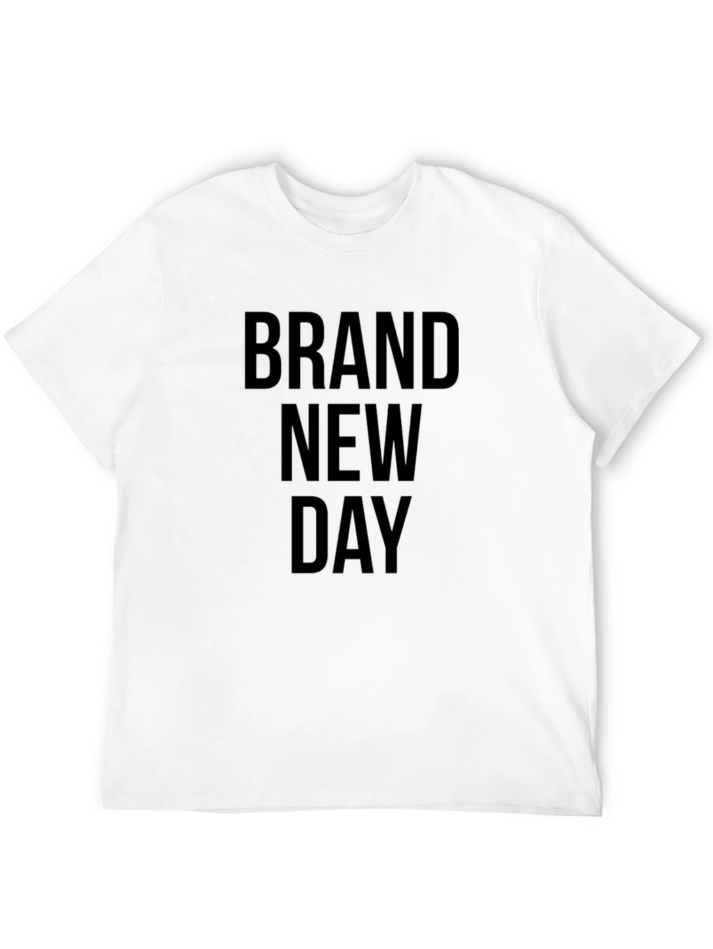 Brand New Day Black Graphic Tee