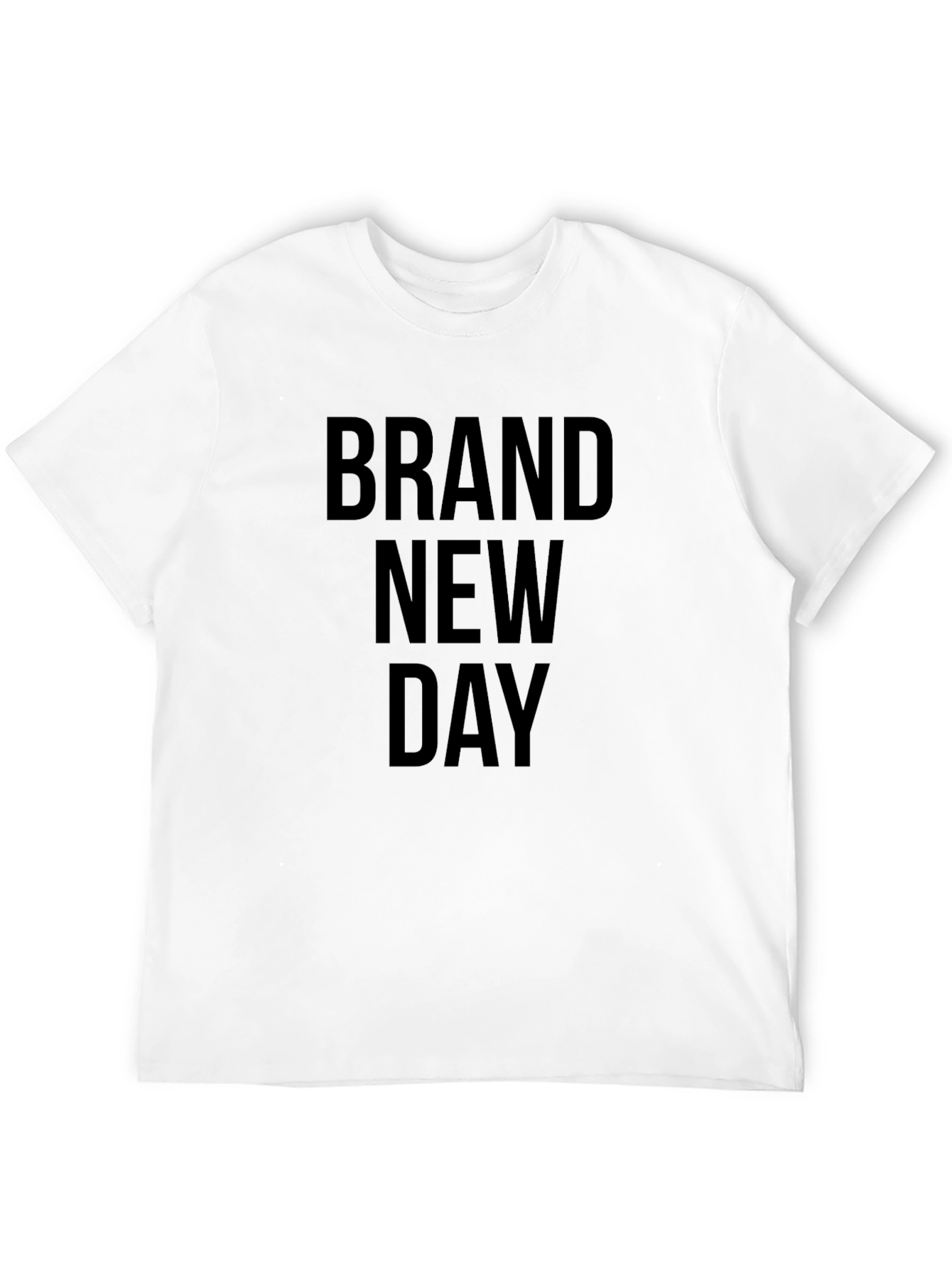 Brand New Day Black Graphic Tee