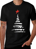 Abstract Christmas Tree Graphic Tee