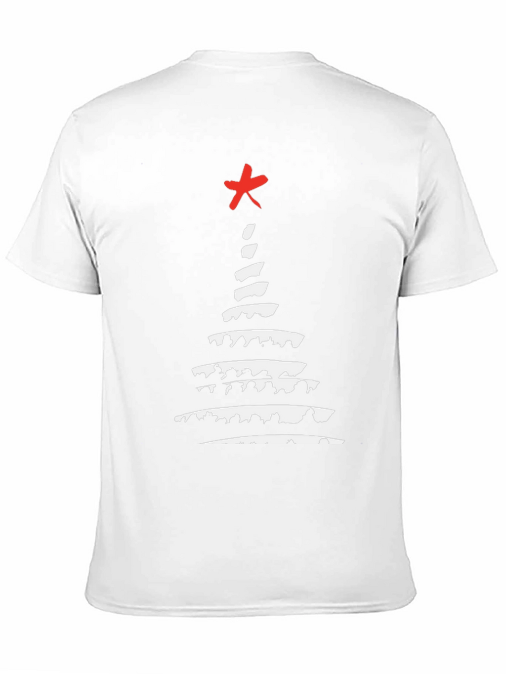 Abstract Christmas Tree Graphic Tee
