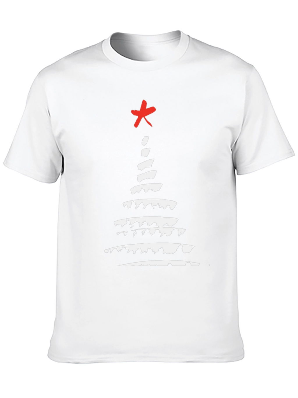 Abstract Christmas Tree Graphic Tee