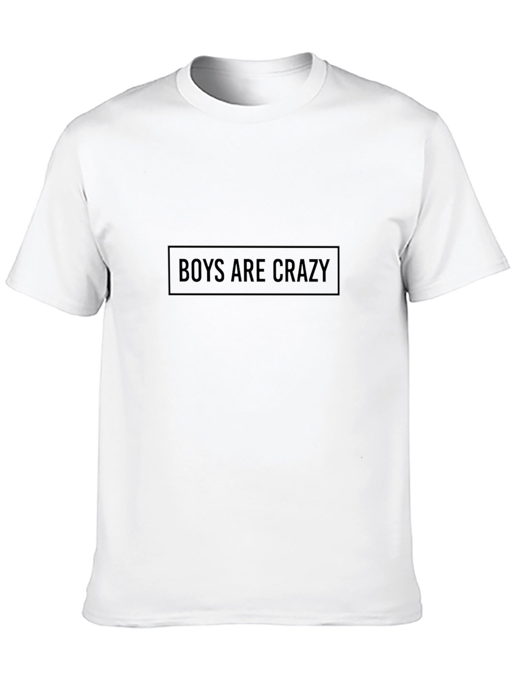 Boys Are Crazy Black T-Shirt