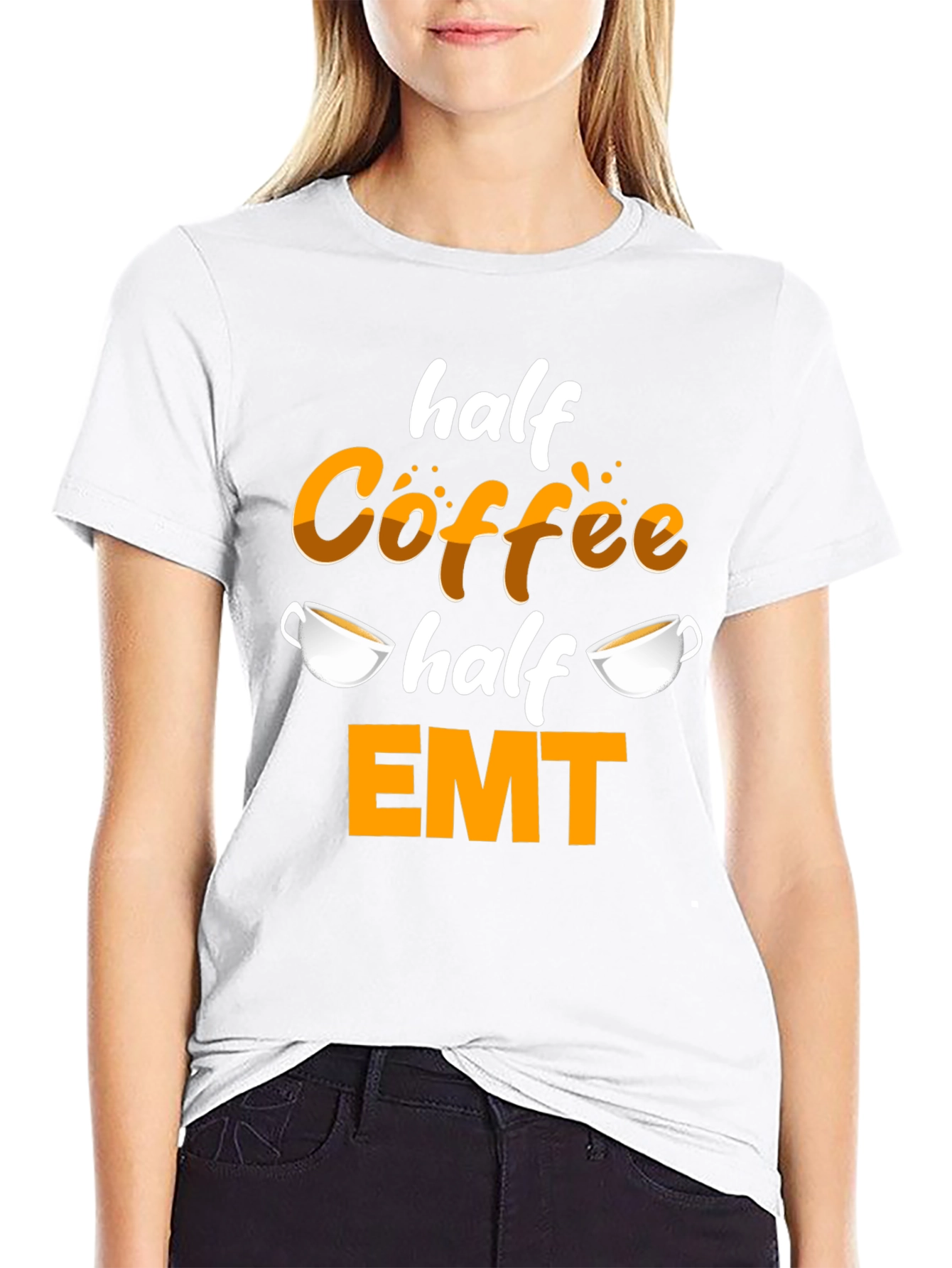 Half Coffee Half EMT T-Shirt