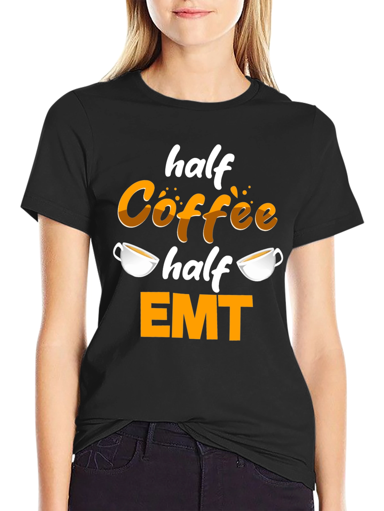 Half Coffee Half EMT T-Shirt