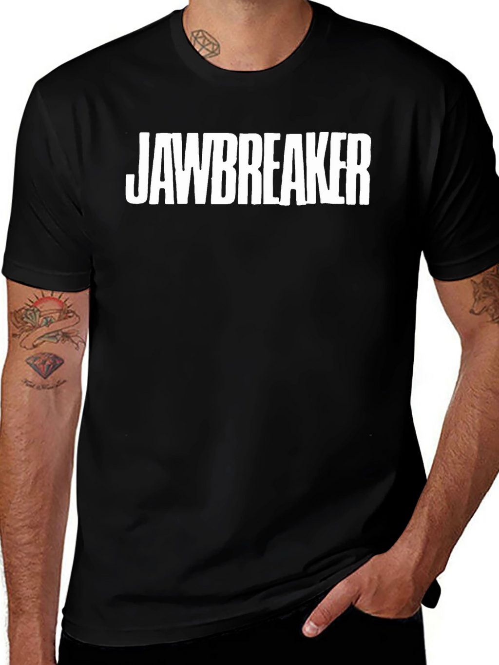Jawbreaker Graphic Print T-Shirt - Black