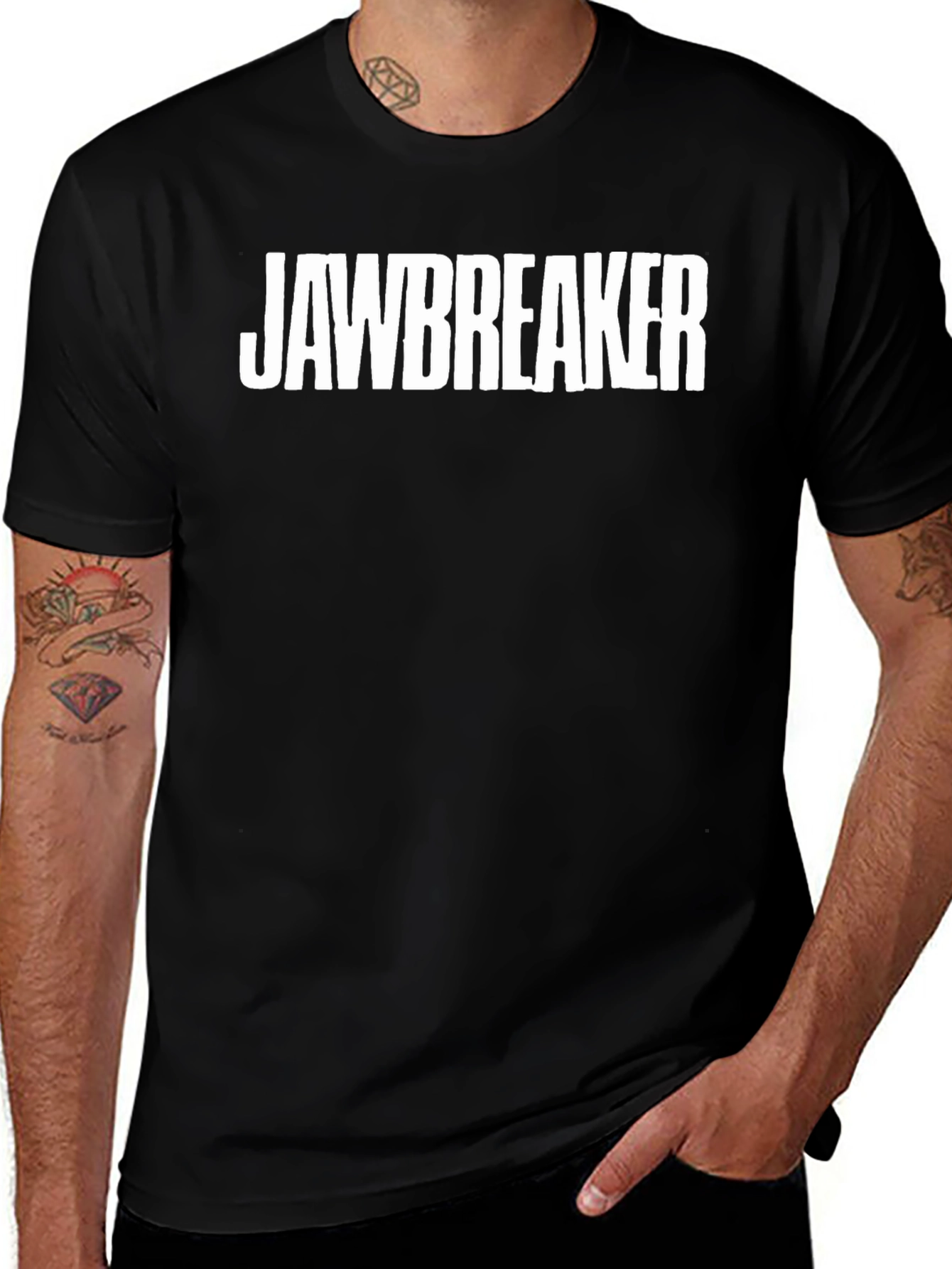 Jawbreaker Graphic Print T-Shirt - Black