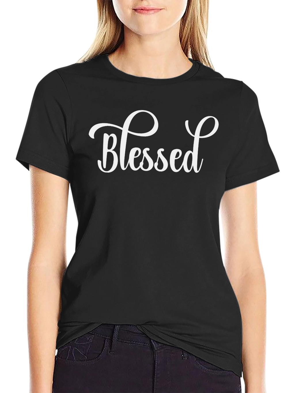 Blessed Graphic Tee - Black T-Shirt