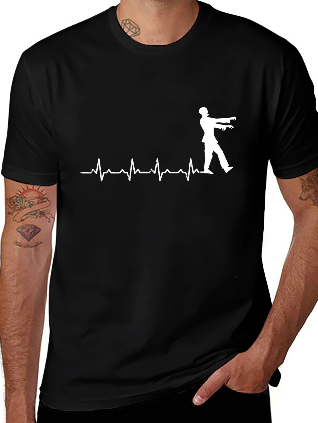 Zombie Heartbeat T-Shirt - Walking Dead