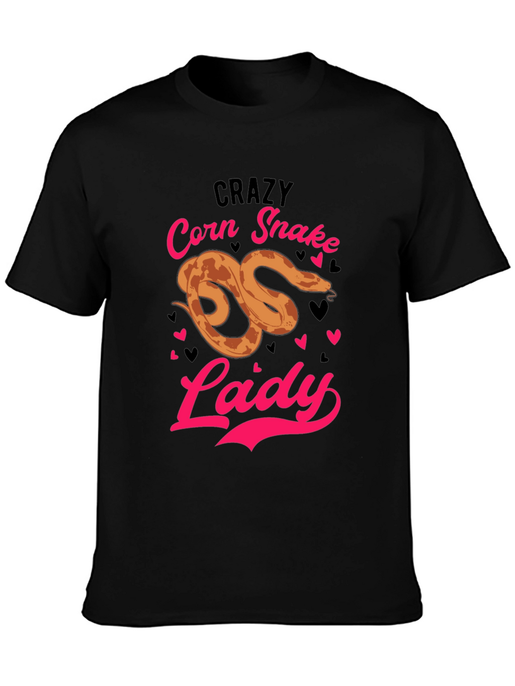 Crazy Corn Snake Lady T-Shirt