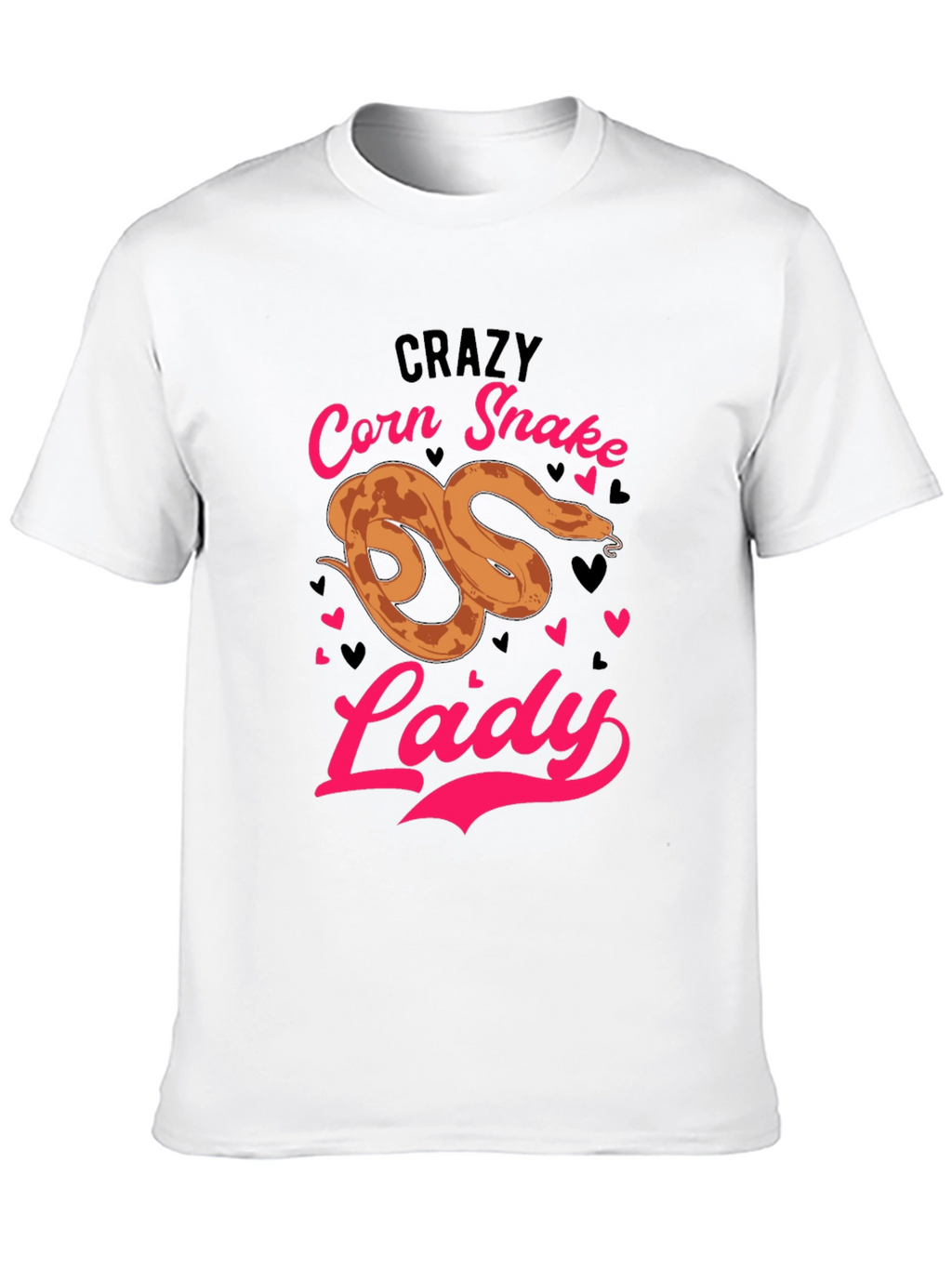 Crazy Corn Snake Lady T-Shirt