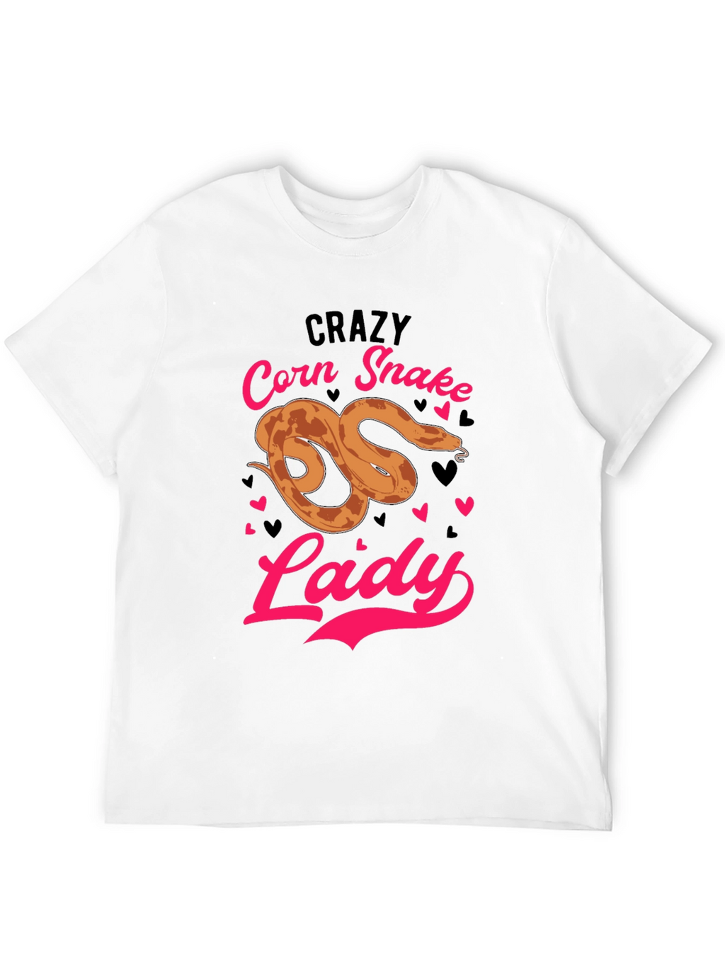 Crazy Corn Snake Lady T-Shirt