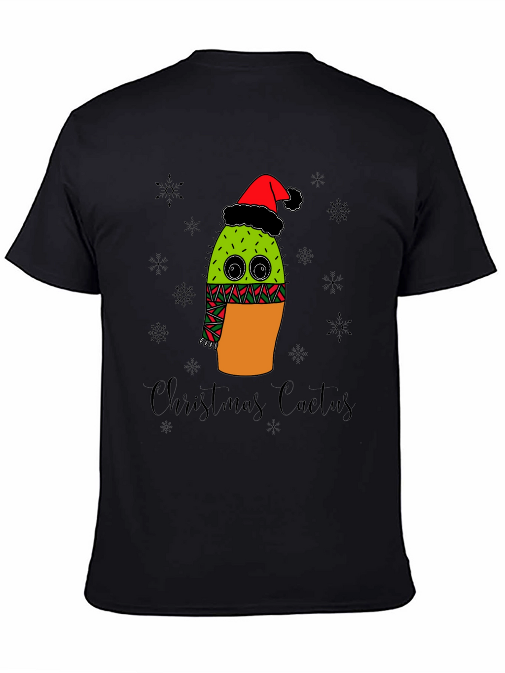 Christmas Cactus T-Shirt - Holiday Graphic Tee