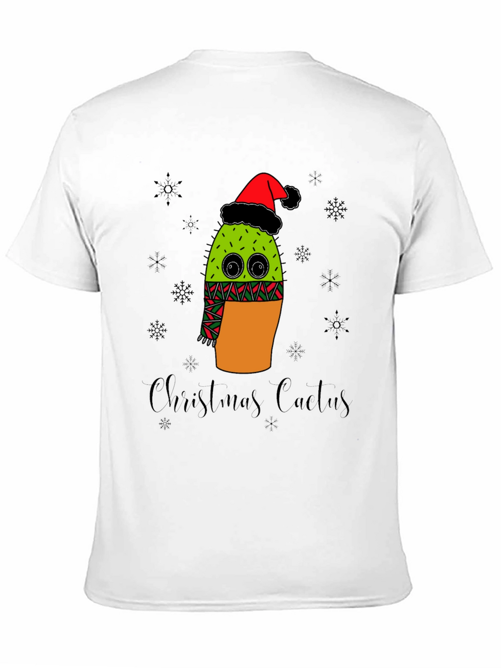 Christmas Cactus T-Shirt - Holiday Graphic Tee