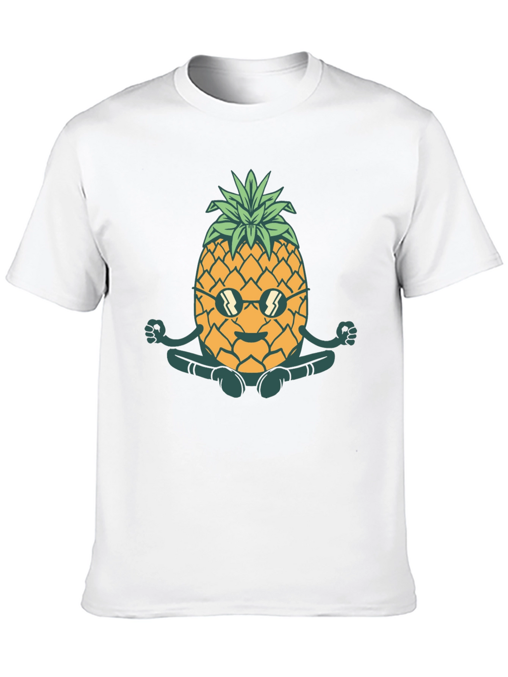 Zen Pineapple T-Shirt - Cool & Comfortable