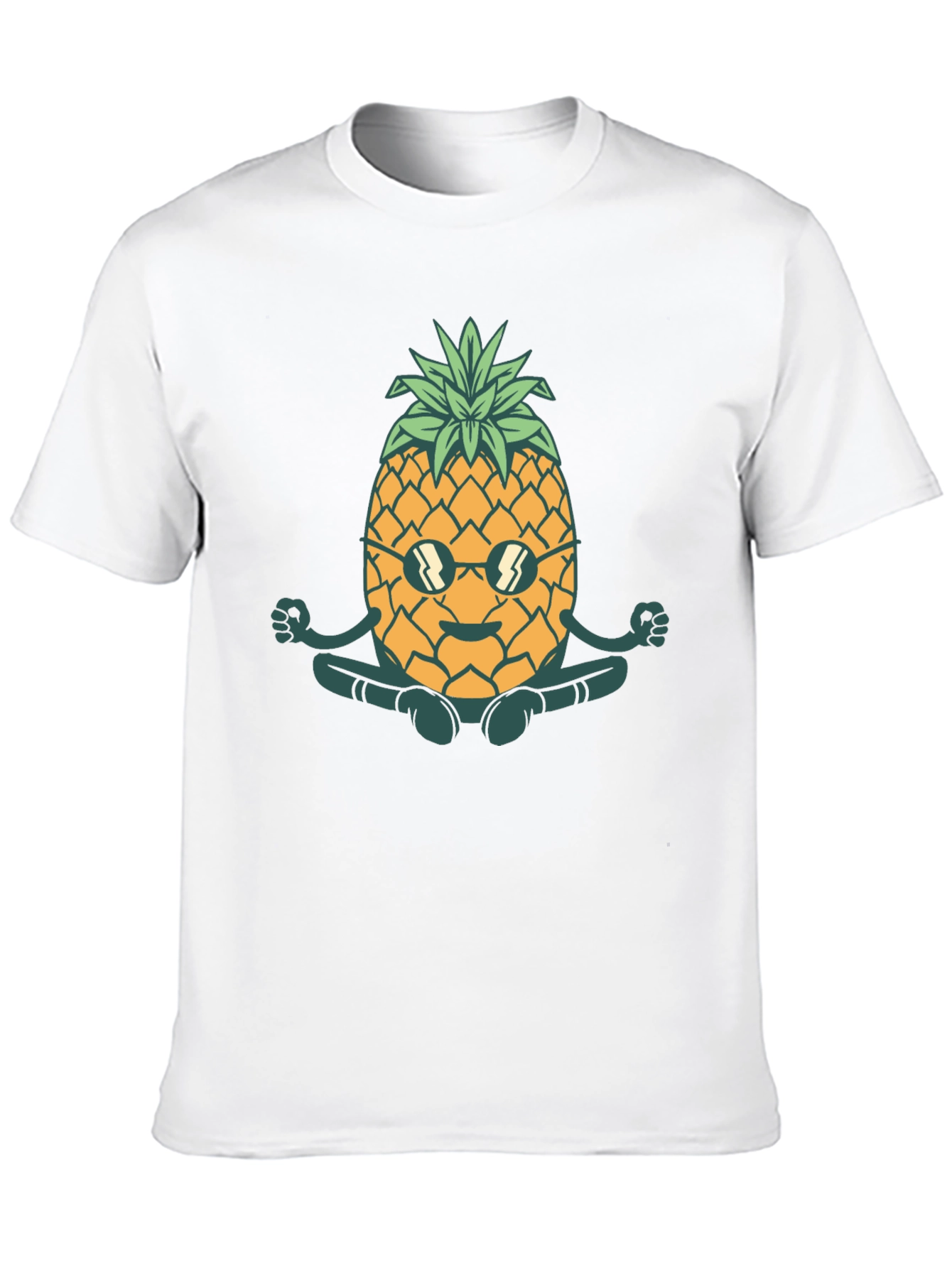 Zen Pineapple T-Shirt - Cool & Comfortable
