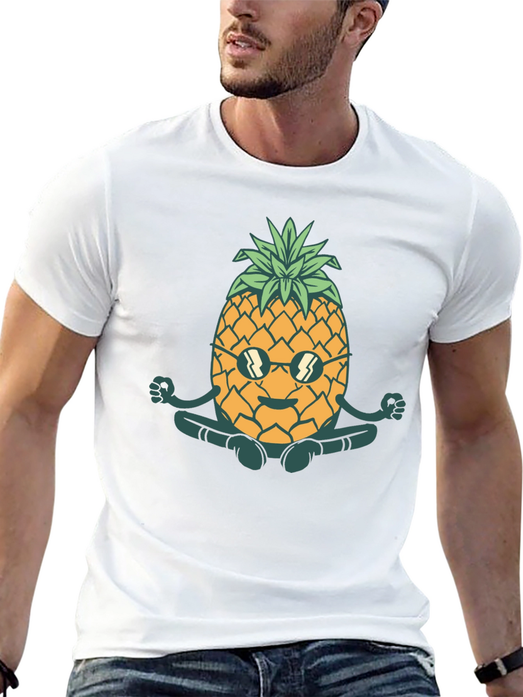 Zen Pineapple T-Shirt - Cool & Comfortable