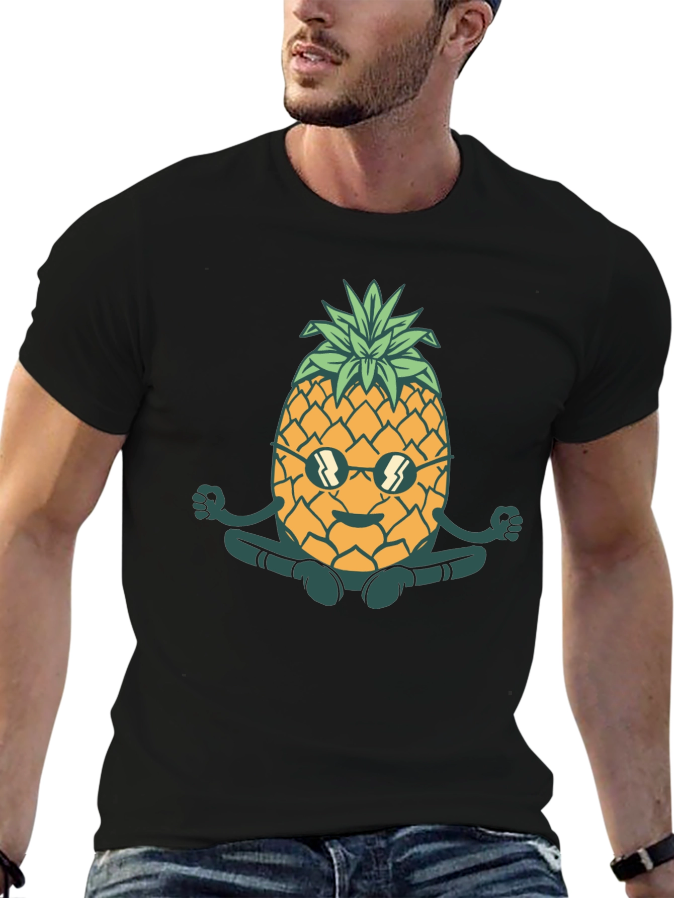 Zen Pineapple T-Shirt - Cool & Comfortable