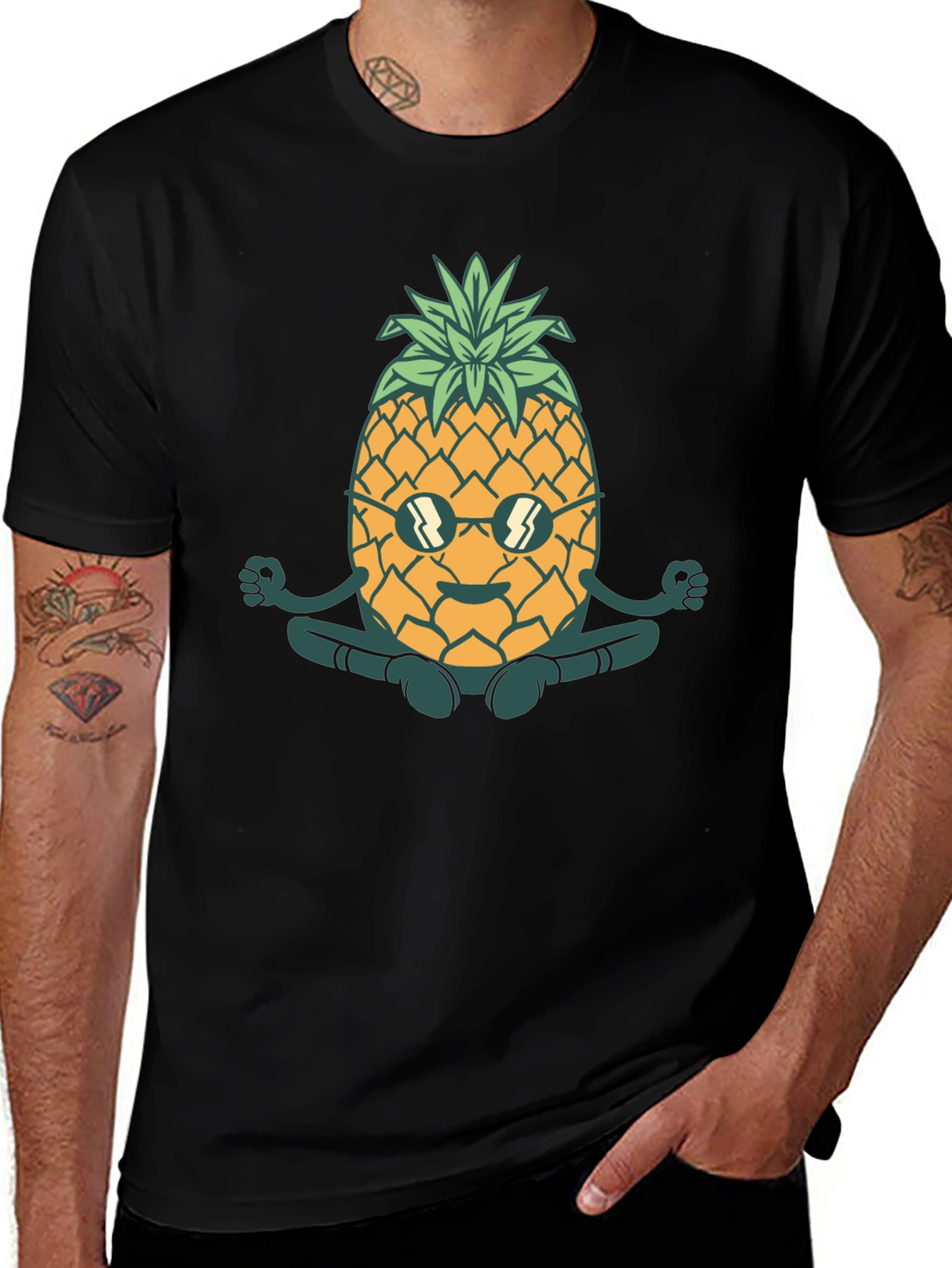 Zen Pineapple T-Shirt - Cool & Comfortable